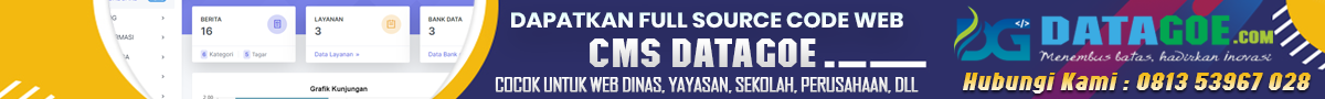 Dapatkan Full Source Code - CMS DATAGOE