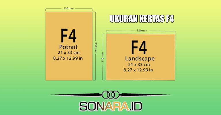 Mengenal Ukuran Kertas F4: Standar, Fungsi, dan Keunggulannya 1 Ukuran kertas F4