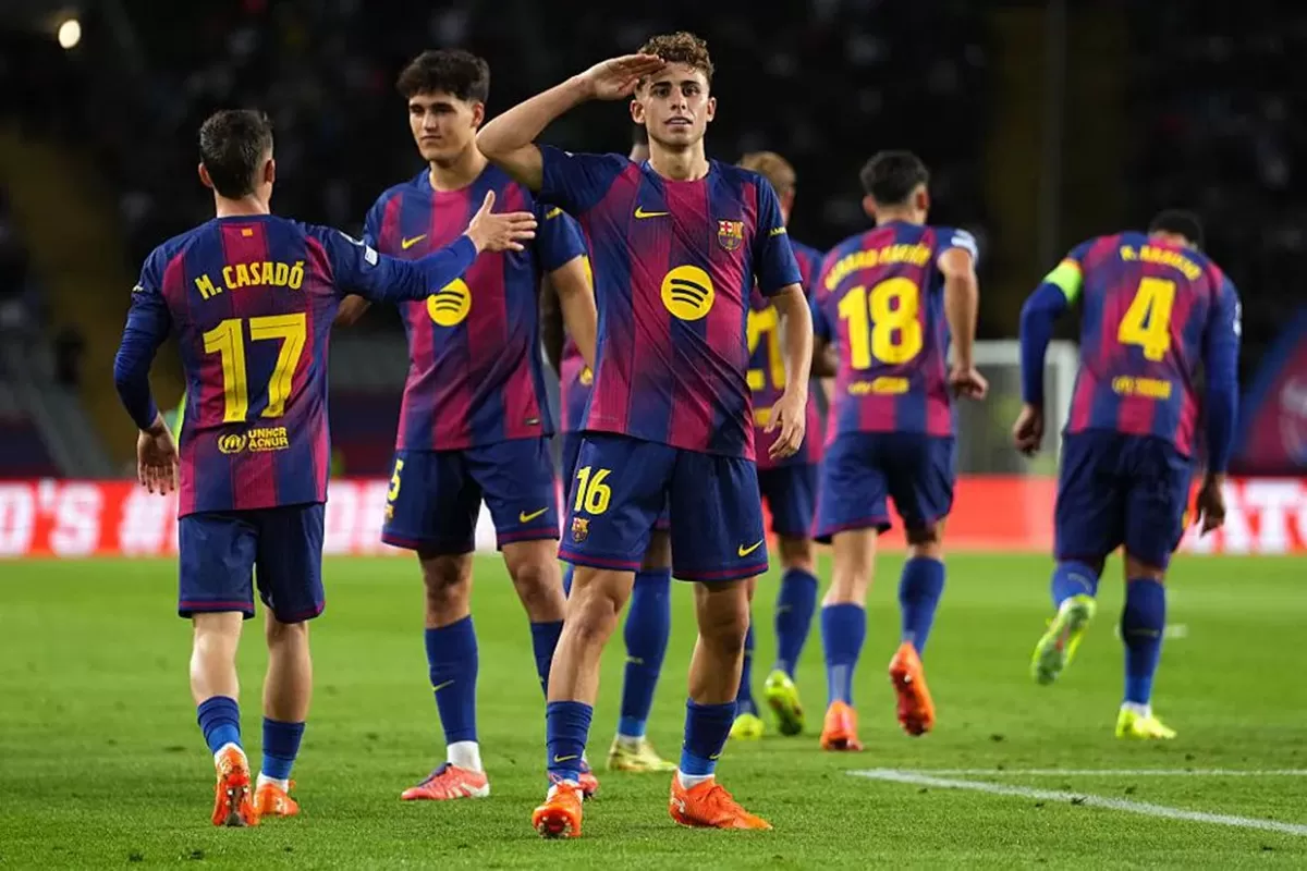 Fermin Lopez Menggila Barcelona Pesta Gol 6 1 Olympiacos Tak Berdaya