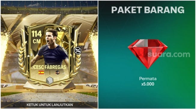Dapatkan Segera Kode Redeem FC Mobile 21 Desember Henry Fabregas 114