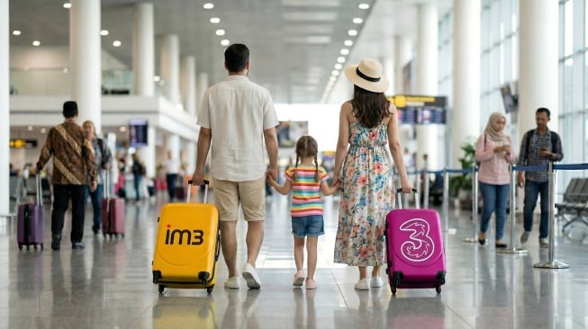 IM3 dan Tri Tips Aktifkan Paket Internet Anti Ribet saat Liburan Seru