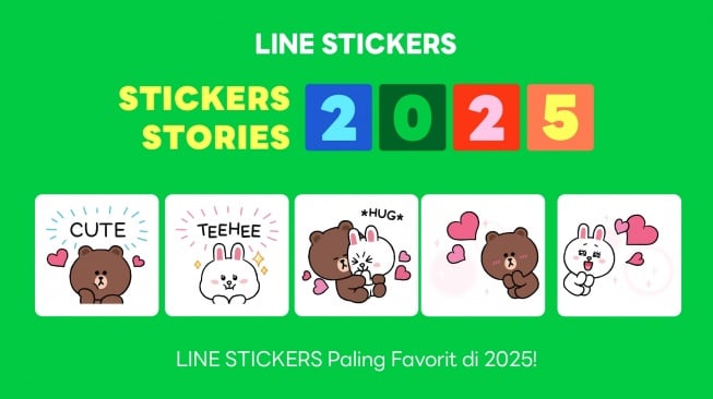 Stiker LINE 2025 Emosi Humor Karya Lokal Kuasai Percakapan Digital
